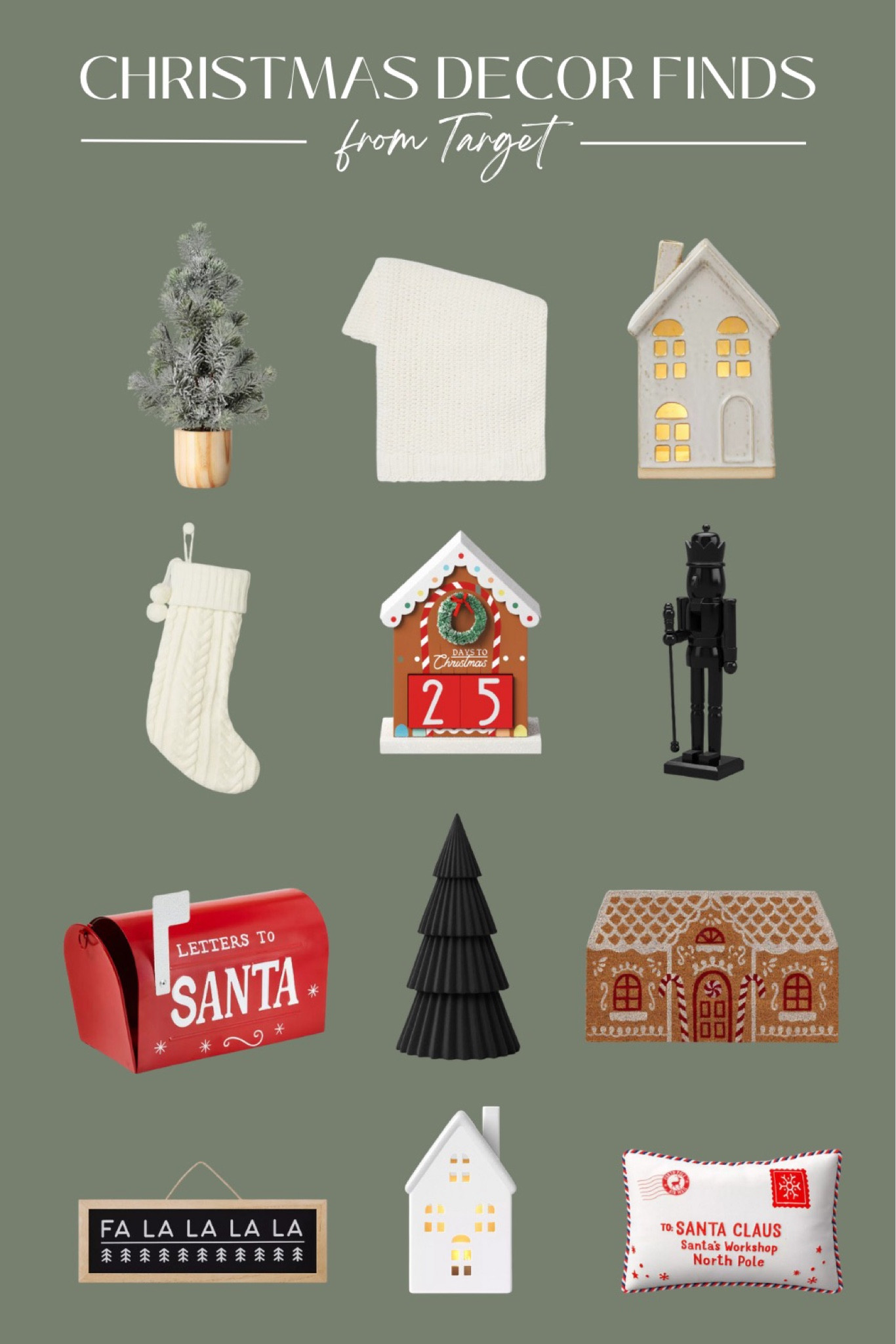 CHRISTMAS DECOR | Target finds 🎄

#LTKHoliday #LTKhome #LTKSeasonal