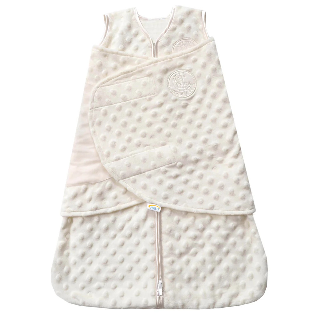 Swaddle Plushy Dot Velboa TOG 3.0 | Halo Sleep