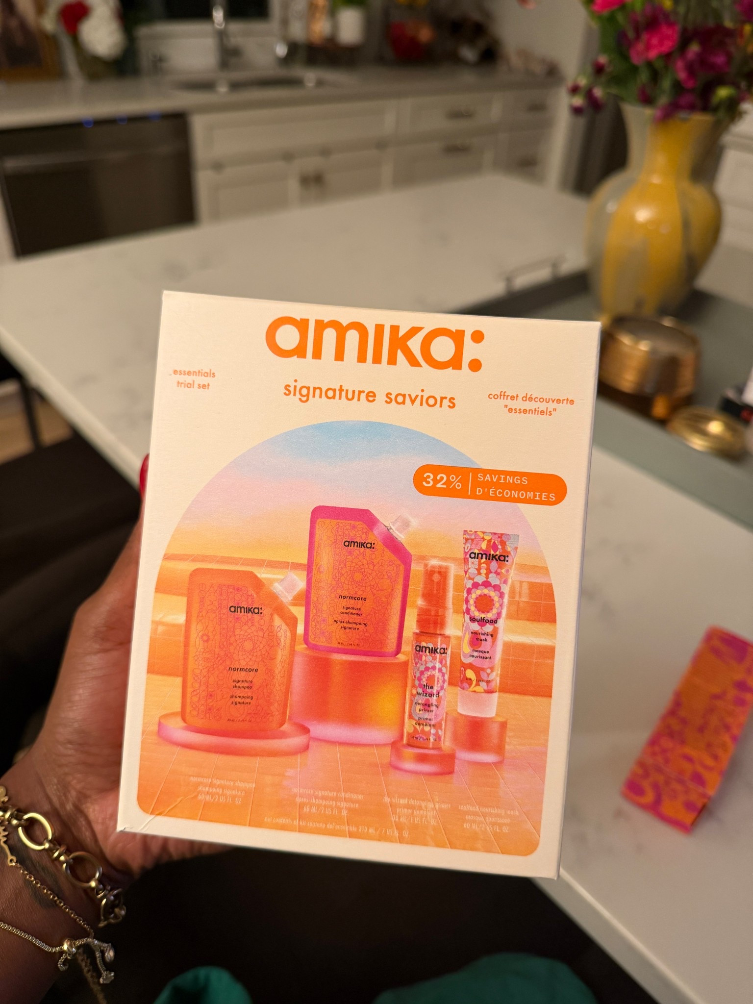 Heard good things about this set so used it for the first time after taking out my braids. So far I love how smooth my hair feels will keep you guys updated on my progress.