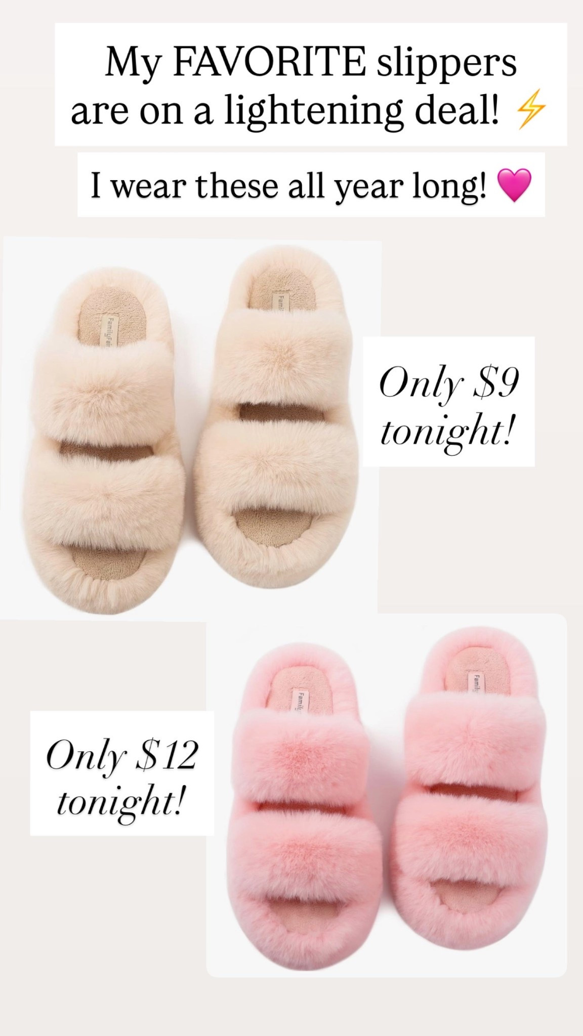 My FAVORITE slippers are on a lightening deal!!!! 

#LTKSaleAlert