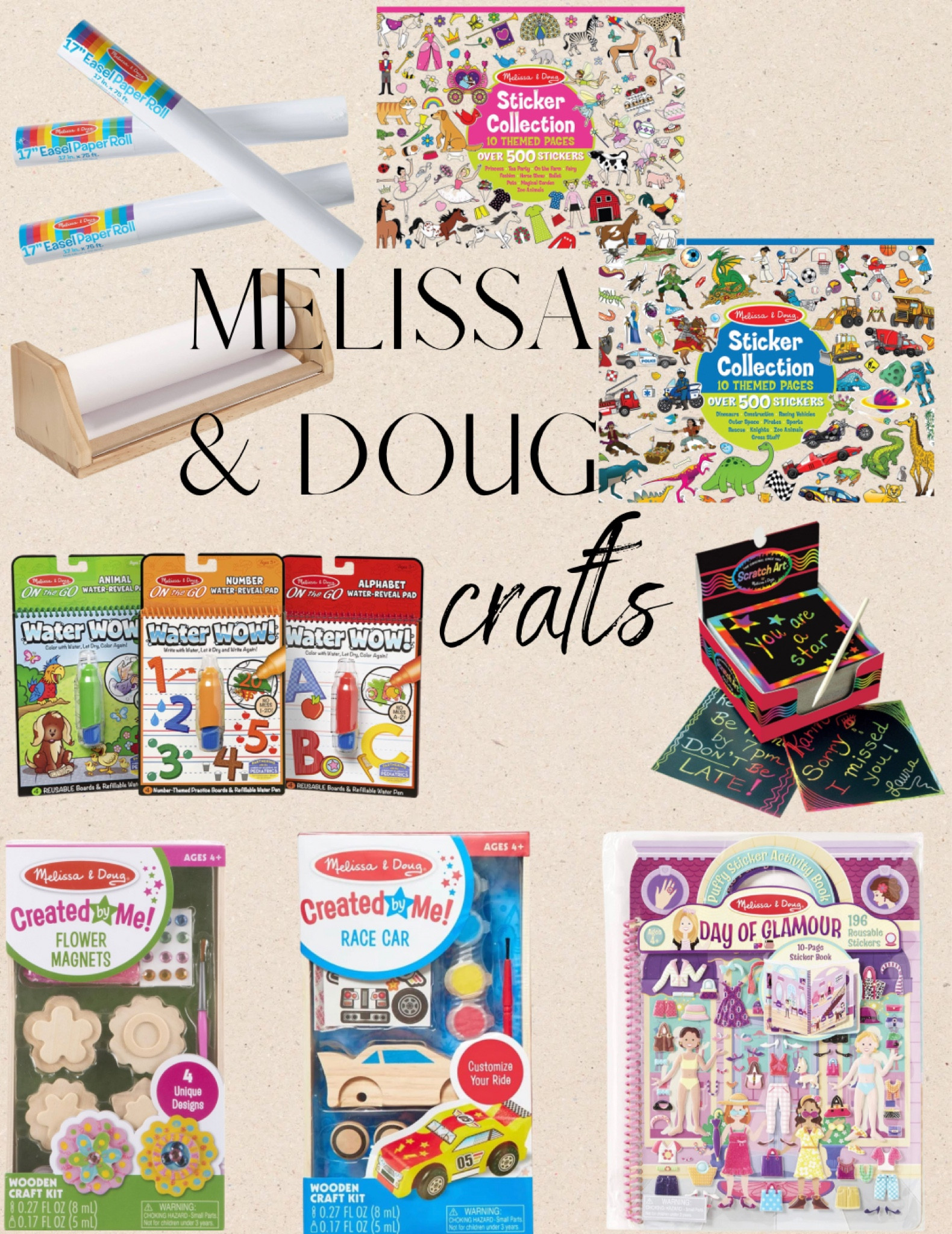 Melissa and Doug gift ideas for kids who love crafts! 

#LTKCyberweek #LTKHoliday #LTKkids