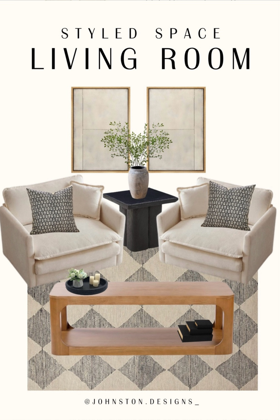 Styled Space: Living Room

Cozy and affordable  Amazon finds! These chairs are under $200 and oversized 😍

Amazon Home Finds | Accent Chair | Neutral Home | Black Accents | Diamond Rug | Accent Pillows | Framed Canvas Art | Coffee Table 

#LTKSaleAlert #LTKHome