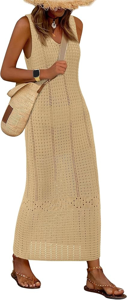 BTFBM Crochet Swimsuit Coverup for Women Summer Spring 2025 Swimwear Bathing Suit Cover Up Beach ... | Amazon (US)