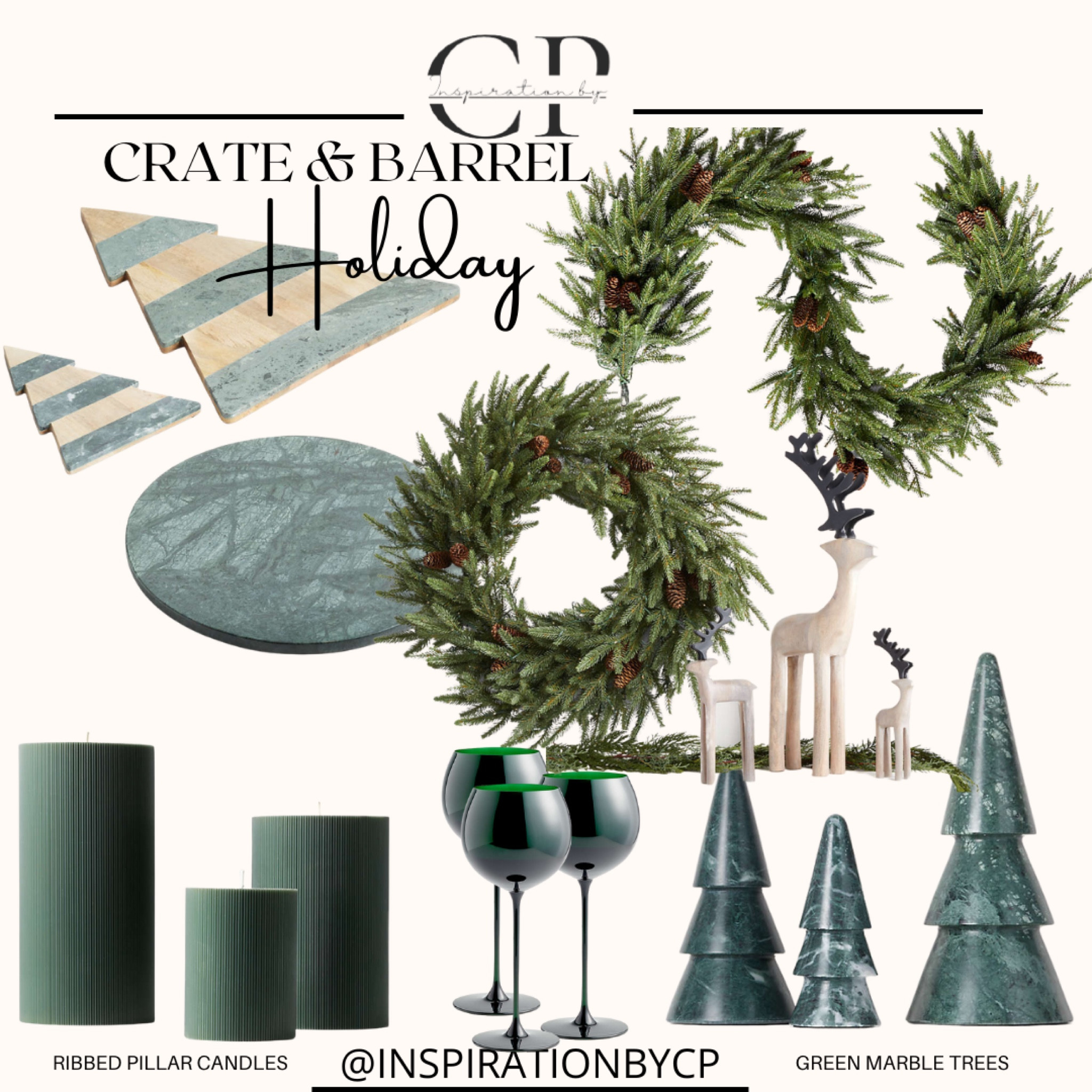Crate&Barrel Holiday collection 
#christmasdecor #neutralchristmas #moderndecor #cratestyle #holidayentertaining #christmasgarland #christmaswreath #ribbedcandle

#LTKstyletip #LTKHoliday #LTKhome