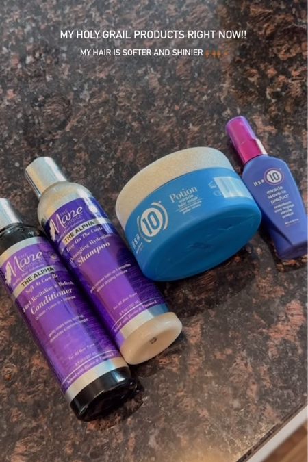 These are my holy grail haircare products right now! This combination leaves my scalp feeling fresh & my hair soft & shiny!

#LTKBeauty #LTKU #LTKFindsUnder50