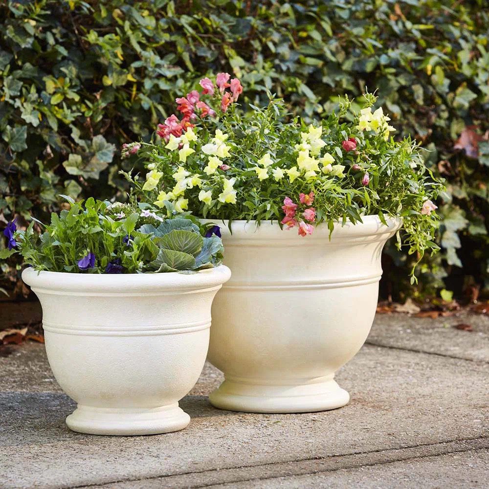 Southern Patio® 19" Jean Pierre Planter, Brownstone & Reviews - Wayfair Canada | Wayfair North America