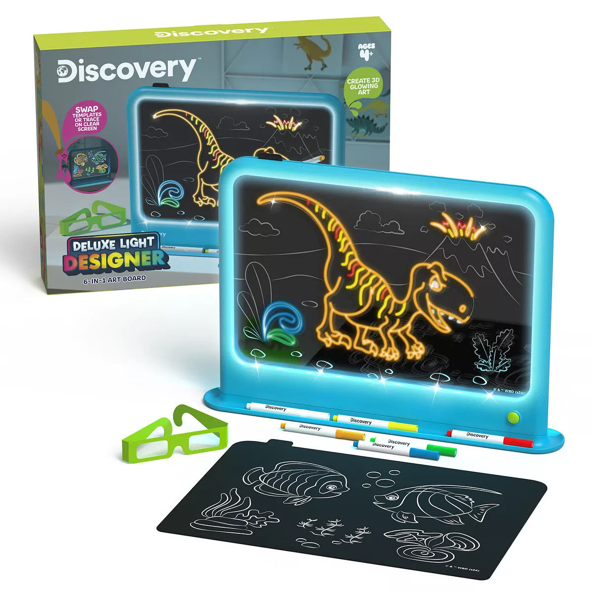 Discovery™ Deluxe Light Designer 6-In-1 Art Board | Kohl's