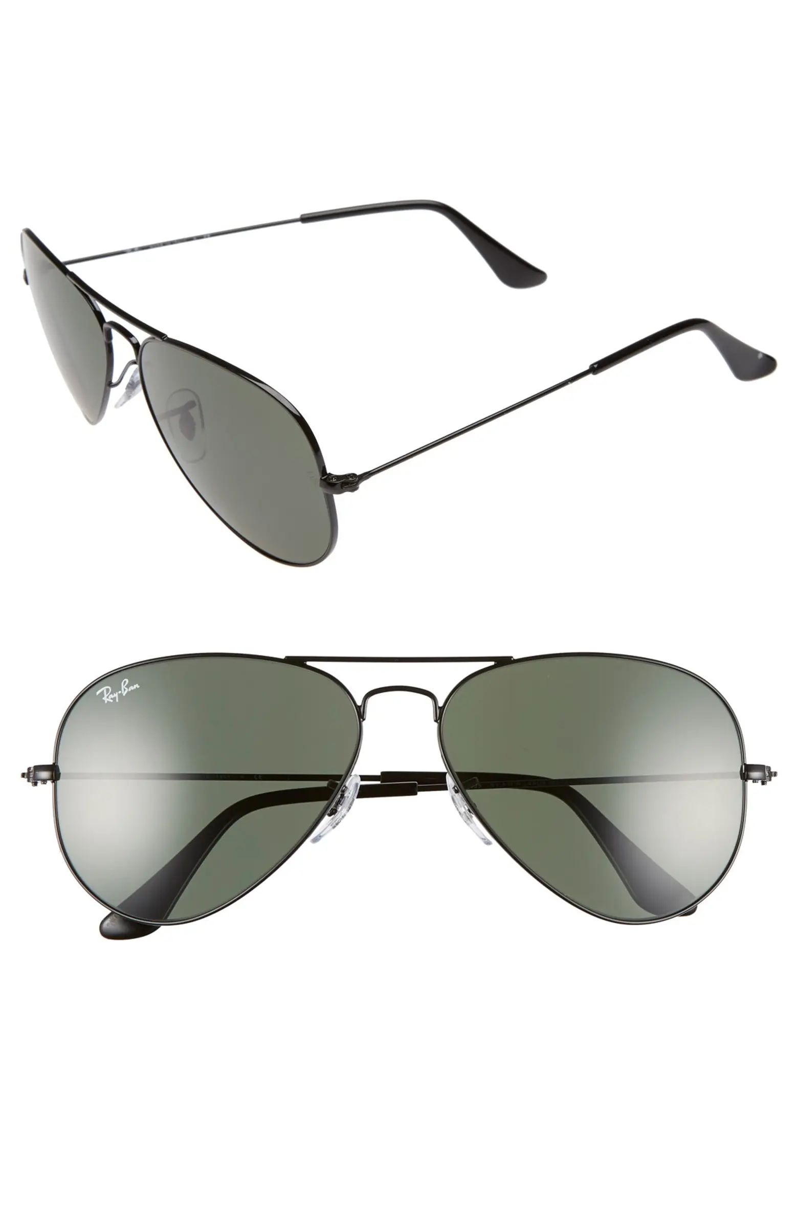 Ray-Ban Standard Original 58mm Aviator Sunglasses | Nordstrom | Nordstrom