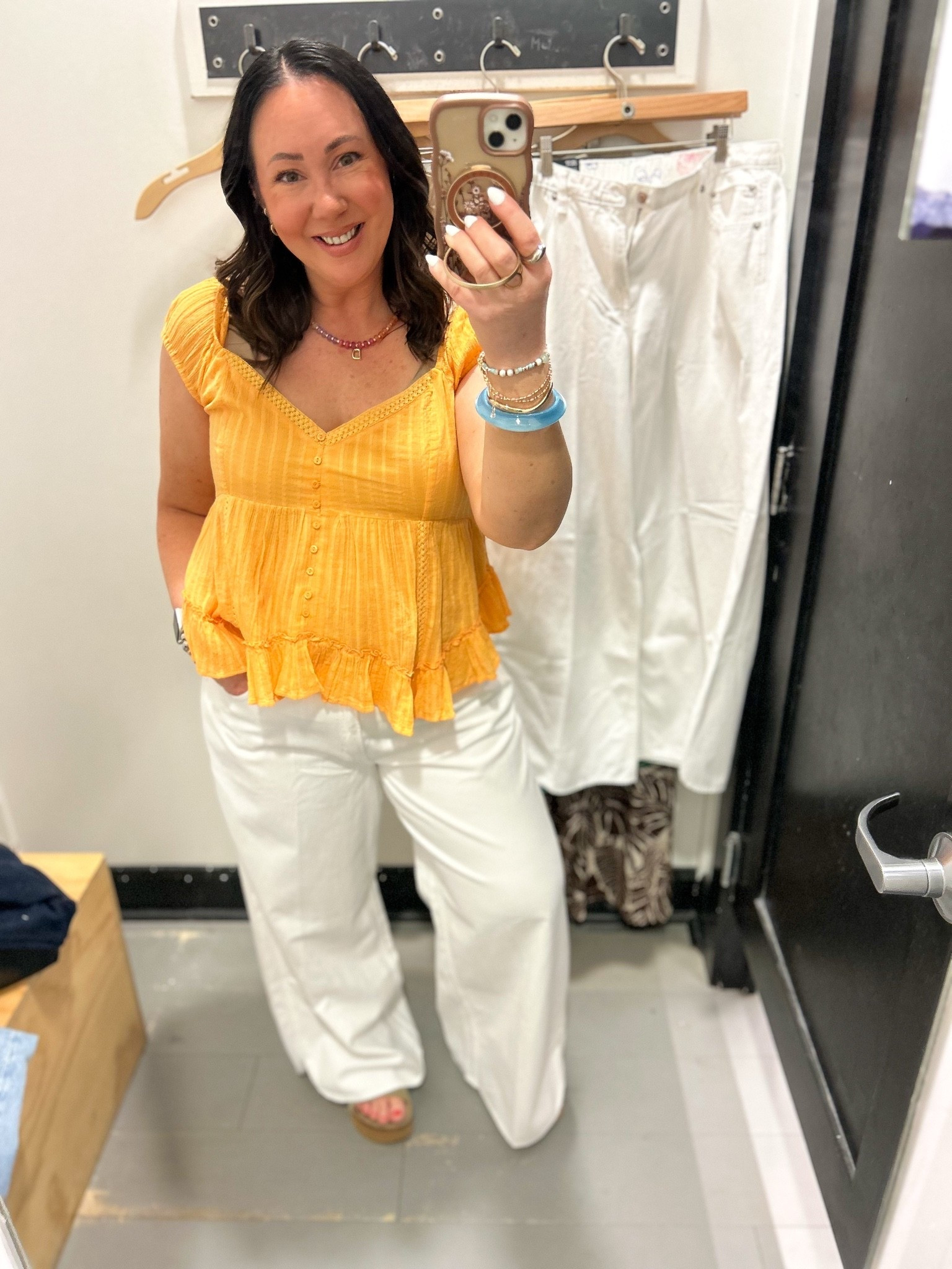 30-50% off at AE & Aerie! Top finally online!wearing an xl. The best white jeans I’ve tried on so far this season. Wearing an xl. Love the high low hem on these. Not see through either!

#LTKSaleAlert #LTKMidsize #LTKOver40