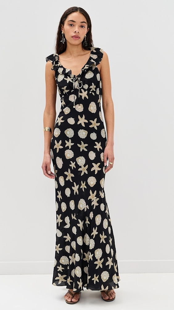 Saylor Gali Seashell Print Dress | Shopbop | Shopbop