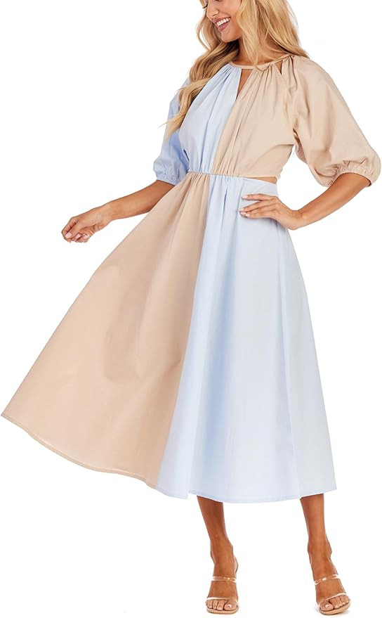 Mud Pie Women's Hutton Midi Dress | Amazon (US)