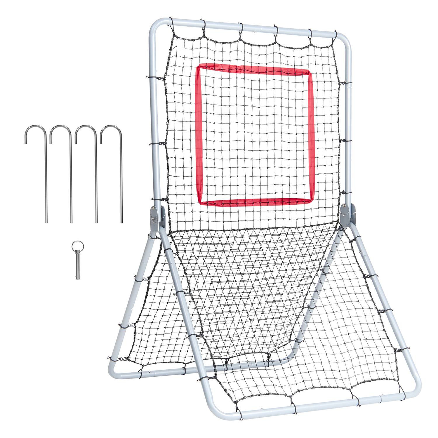 VEVOR - Baseball And Softball Rebounder Net, 3.5x6 ft PitchBack Baseball Pitching Nest, Softball Pitchback Net, Fielding Trainer - Black | Best Buy U.S.