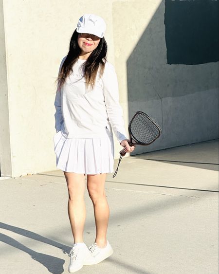 It’s the court practice. Love the breathable and lightweight ALO tennis skirt. Love the built-in pocket design.

#LTKActive #LTKShoeCrush #LTKFitness