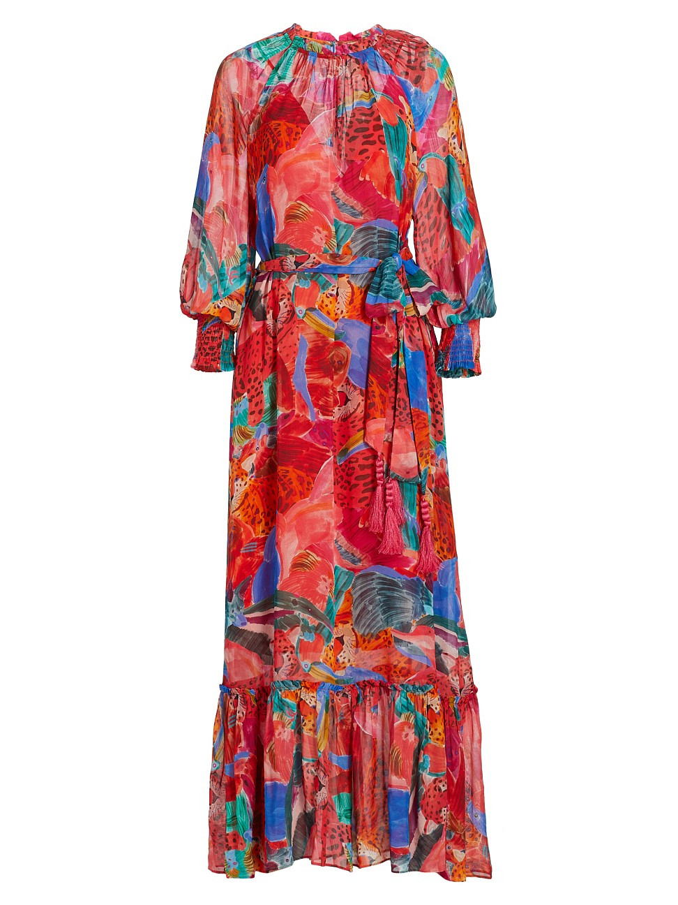 Animal Collage Maxi Dress | Saks Fifth Avenue