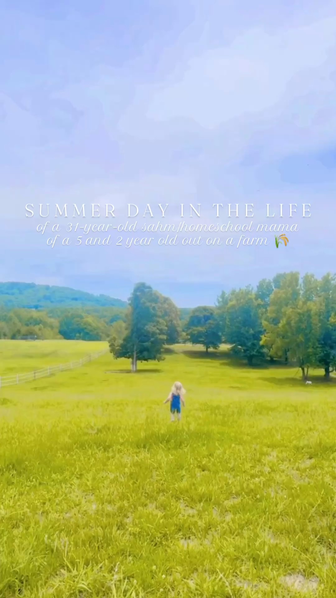 heavy on the “a young girls dreams 💭 no longer hollow…” 👧🐴🌾🪴🐓🧺☀️🚜🌿🪻#wideopenspaces #dayinthelife 

Sweetest little morning sights and sounds out here on the farm - ohhh these are the days!! 🐴🌅🌾🛝🌼 Per the babies’ request… breakfast 🍳 was served outside 🌿 on the new playset picnic 🧺 table this morning!! 😋 They thought this was the absolute best (!!) thing ever 🤩 and is probably going to be a fun little tradition for us now!! 🫶🏽🐓🛝🌾☕️🥒🧺🪵🌿🌳👶🏼🥚💫

Next up - we love our little summertime homeschool preschool 🍎 learning ✏️ time so much!! 💫 This week’s unit is all about bugs 🐛🐞 & insects !!! 🐜🕷️ And some pesto 🌿 chicken in the crockpot for a yummy meal tonight 🍝 … my kind of easy meal 🍽️ these days as a busy sahm/homeschool mama of two littles!! 🤱 

And ofcourse we’ve been outside exploring on the farm alllllll up until naps! 💤 Every day is an adventure out here on the property 💫 - to start off with, we picked our first blackberry 💜 off the bushes and collected eggs 🥚 from our ladies!!! 🐓 Then off to water 💦 our happy thriving 🤩 garden 🪴 and I decided to move the mud kitchen 🥣 over right next to me 🥰 as a little “kiddie potting 🏺 table” and Sweet Baby Levi Rhett LOVED 👏🏽 it… definitely a #gardenmamahack 🍅 if you have babies and toddlers!! 👶🏼🫶🏽 And then these cuties wanted to explore and run down another one of our pastures 🌳 (that we used for sledding this winter ❄️) - and gosh, it just hit me… what a dream 💭 come true this land is! Thank you, Lord, for this special season of #babiesandland !! 👶🏼🌾 What a gift it is getting to raise our babies out on these 12+ acres and slice of pure heaven on earth!!! 🌿

And right before we came back in for lunch 🥪 and naps 💤, look what these cuties found blooming!! 💜 So so pretty and smells so good, too!!! 🪻It’s so fun 🤩 being our very first year on the farm 🚜 and finding so many sweet little surprises like this!! 🤭 And the sweetest little classic “bug & insects” storytime 📖 before the littles both when down for naps!! 📚 Oh how I love being their mama!! ❤️ 

Happy happy Monday and start to the brand new week of June, y’all!! ☀️🌞