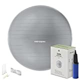 Retrospec Luna Exercise Ball - 55, 65, or 75cm Yoga Ball for Workouts, Stability, Pregnancy - Swish  | Amazon (US)