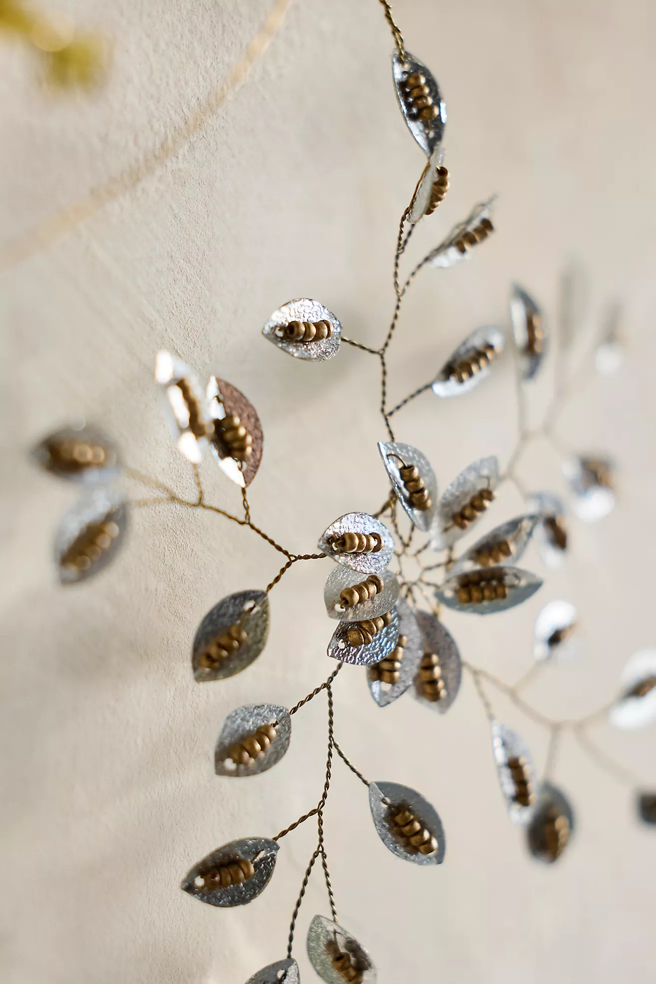 Beaded Snowflake Garland | Anthropologie (US)