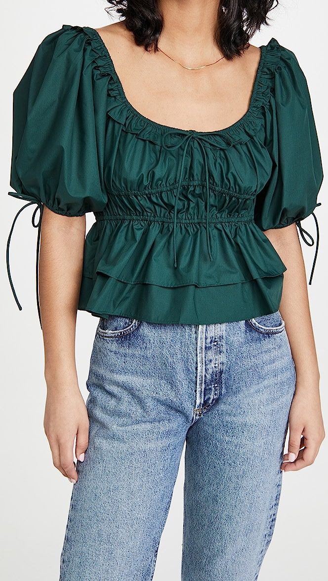 Poplin Cropped Top | Shopbop