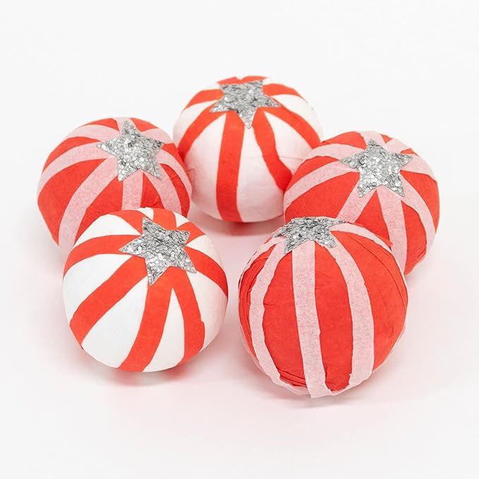 Meri Meri Peppermint Candy Surprise Balls (Pack of 6) | Amazon (US)