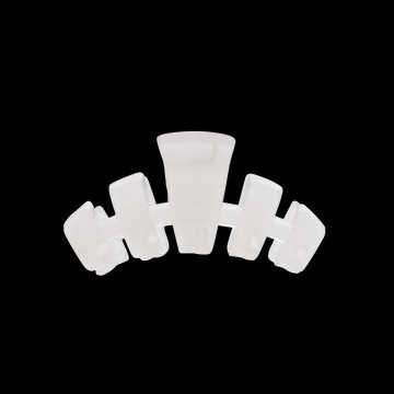 Coconut White Tiny Hair Clip | TELETIES