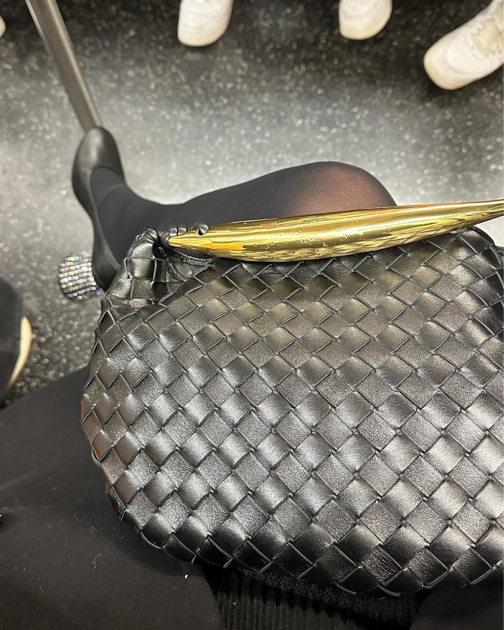 Black and metallic is always a chic combo 

#LTKSeasonal #LTKitbag #LTKHoliday