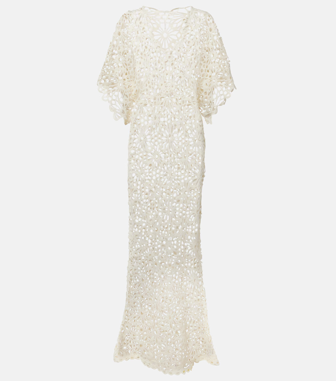 Obie crochet cotton and linen maxi dress | Mytheresa (US/CA)