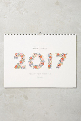 2017 Appointment Calendar | Anthropologie (US)