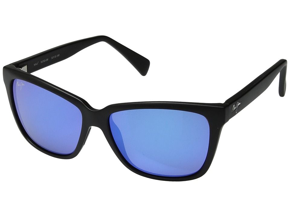 Maui Jim - Jacaranda (Black Matte) Athletic Performance Sport Sunglasses | Zappos