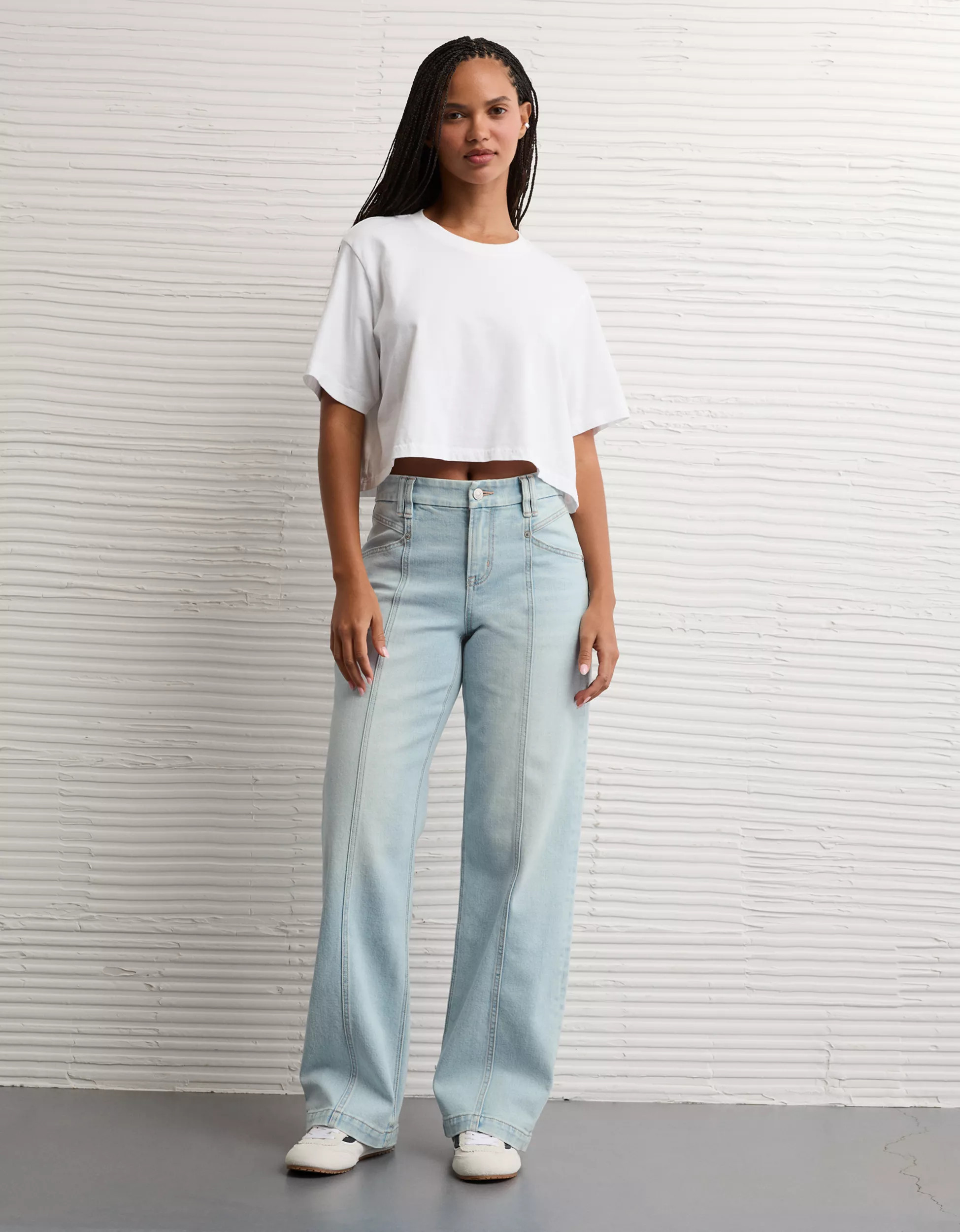 AE Curvy High-Waisted Stovepipe Jean | American Eagle Outfitters (US & CA)