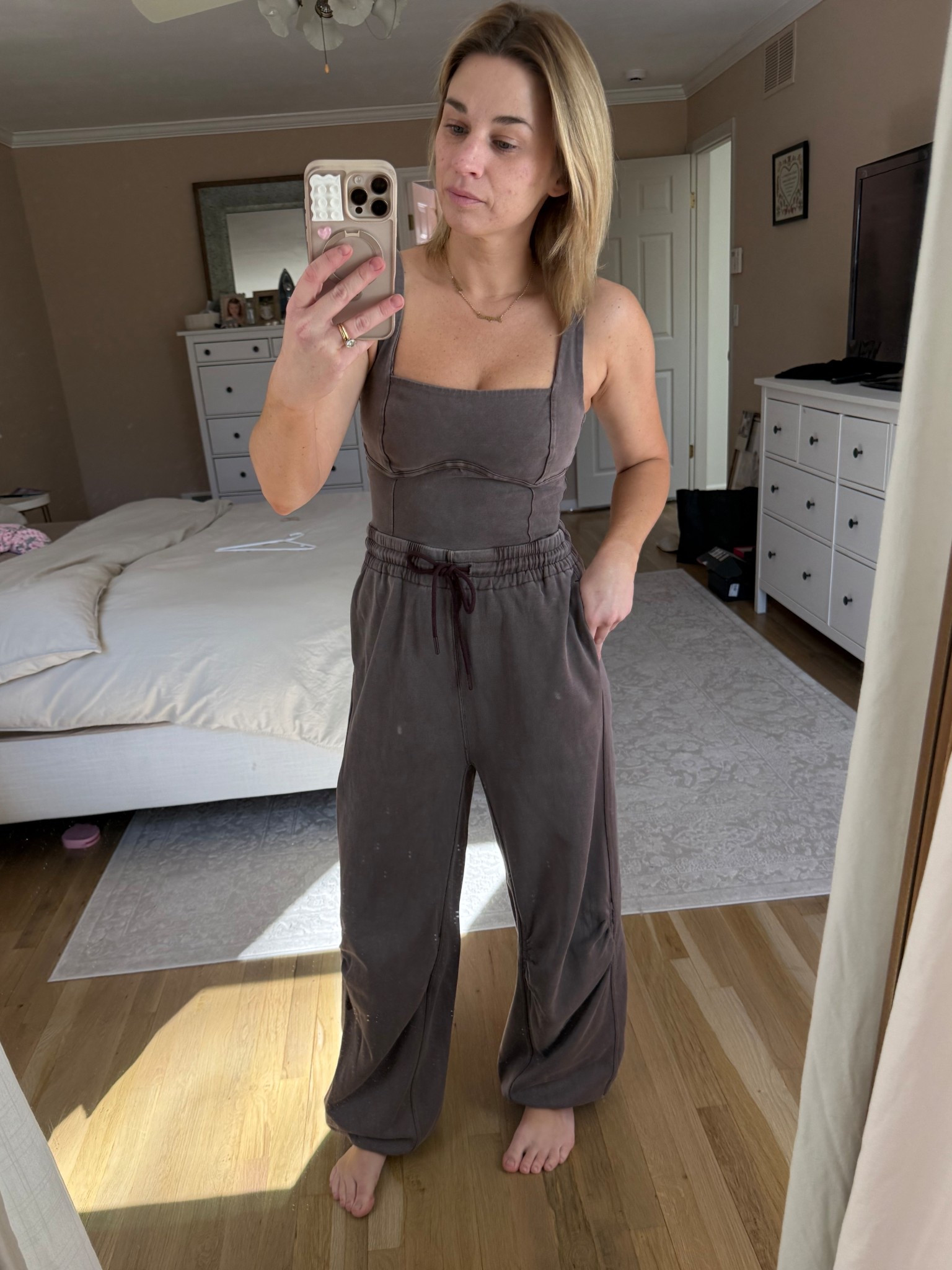 Free people jumpsuit 

#LTKmomlife #LTKootd #LTKSaleAlert
