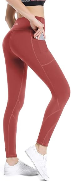 ALONG FIT High Waisted Leggings with Pockets Yoga Pants for Women Workout Tummy Control | Amazon (CA)