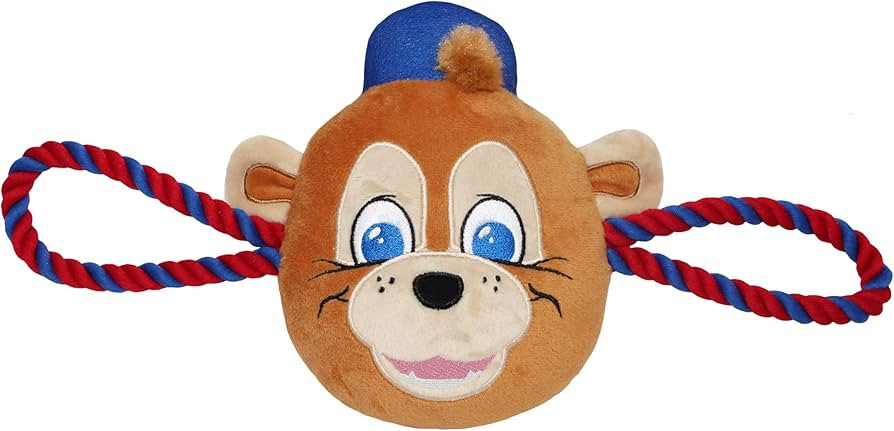 MLB Chicago Cubs Nylon Mascot Dog Toy with Tough Dog Ropes & Inner SQUEAKER in Bright Team Colors | Amazon (US)