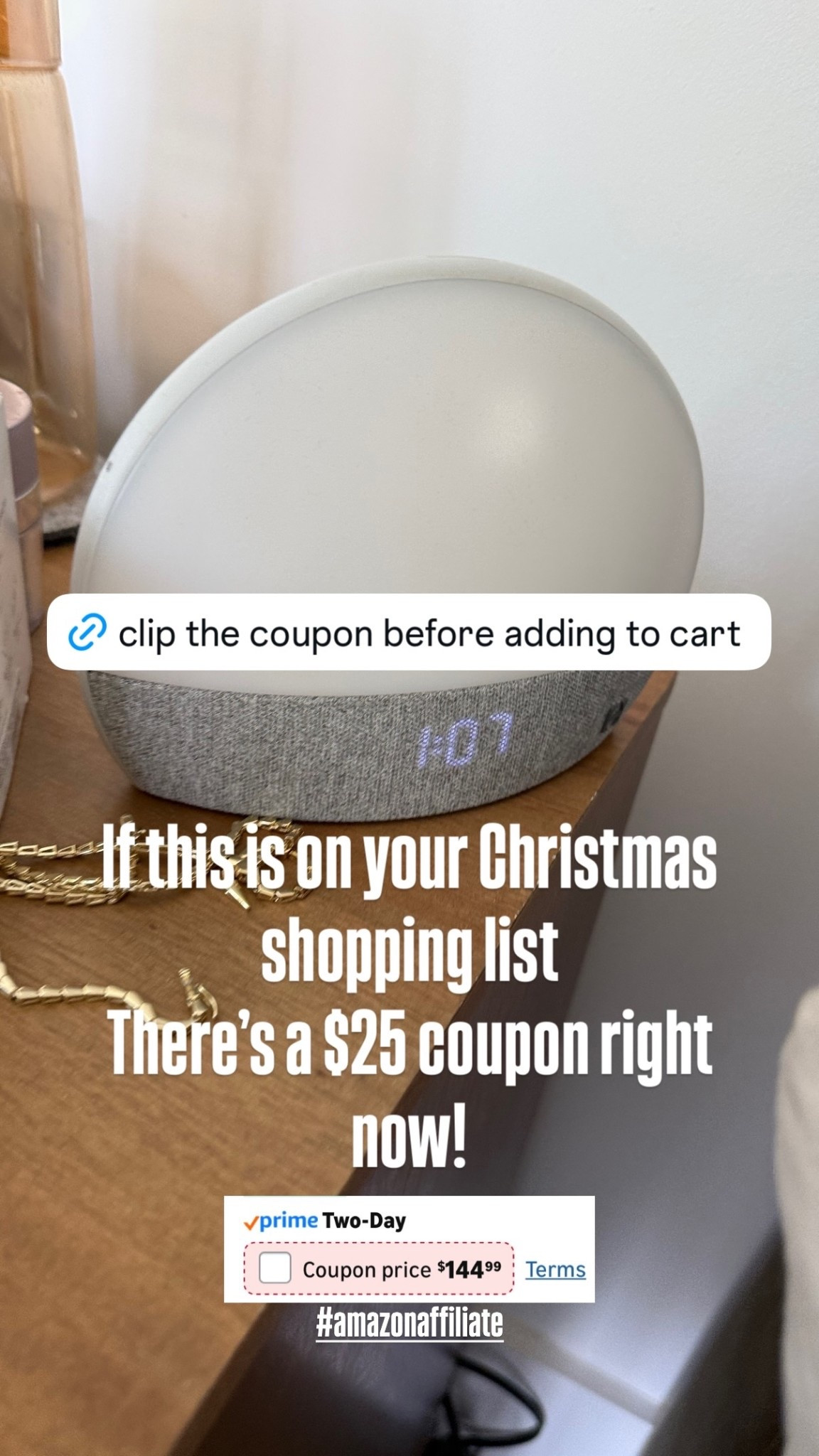 If this is on your Christmas shopping list
There’s a $25 coupon right now! Dm for the link 

 #amazonaffiliate

#LTKCyberWeek
