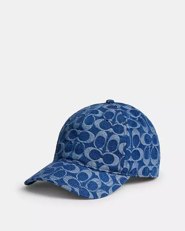 Signature Denim Baseball Hat | Coach Outlet US