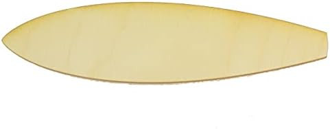 Woodcrafter Surfboard Wood Cutouts Made from 1/8" Baltic Birch Plywood Jumbo 23.5" x 6" (Sold Ind... | Amazon (US)
