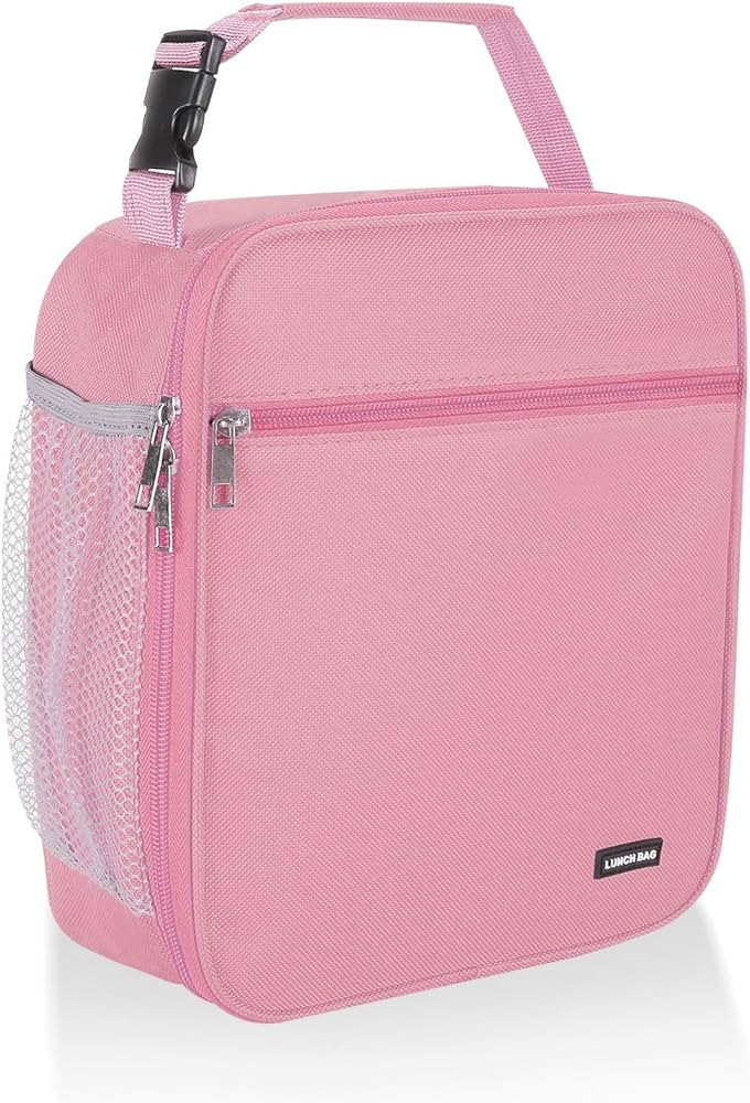 Lunch box Lunch bag for men women Lunchbox Lunch bags Insulated Lunch bag Lunch box cooler (Pink) | Amazon (US)