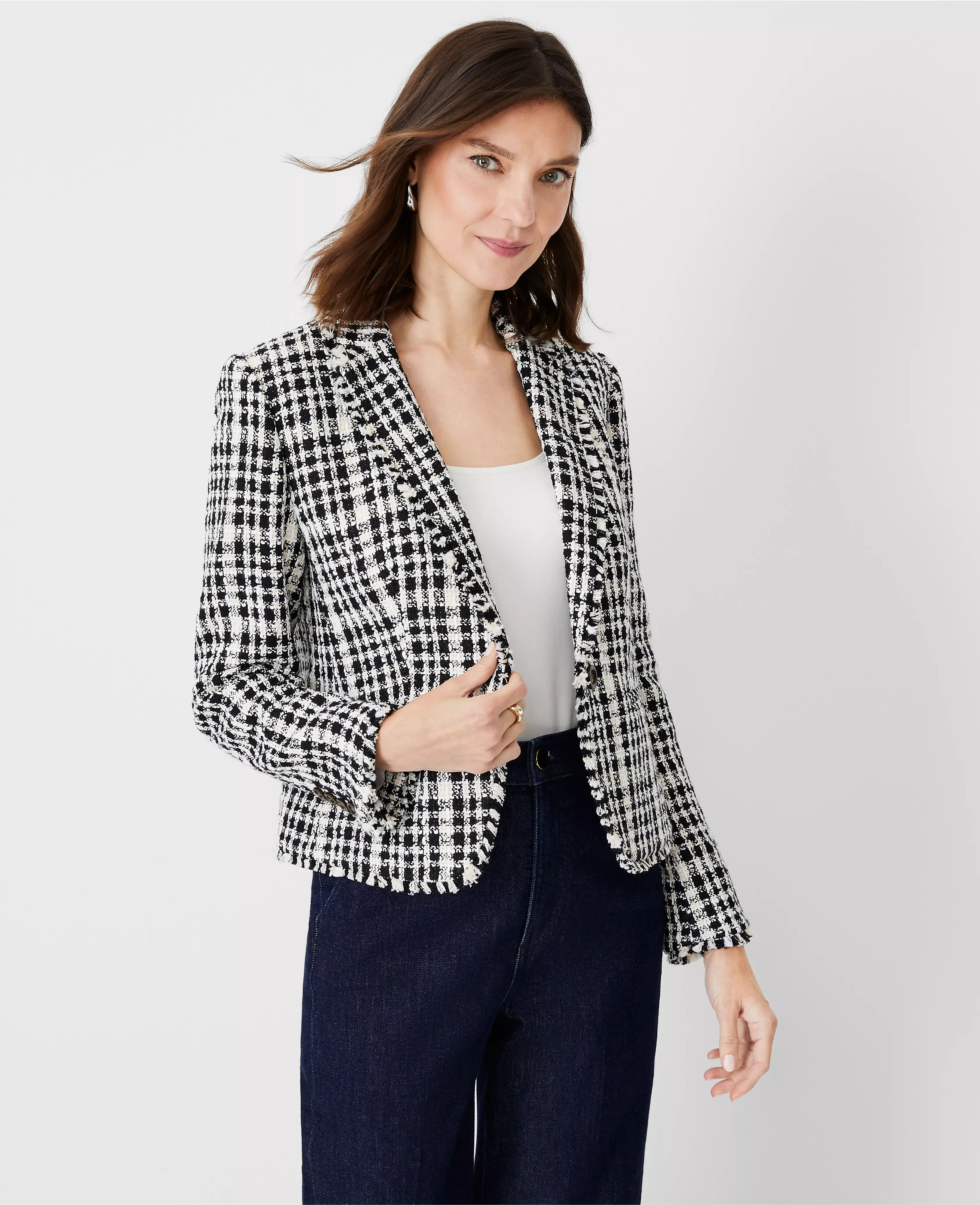 The Newbury Blazer in Tweed | Ann Taylor (US)
