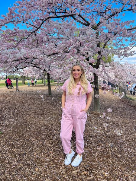 A review for this jumpsuit said “it’s giving main character energy” and I thought I needed some of that in my life. Perfect pink outfit to stroll around the cherry blossoms in DC 🌸

My review: definite main character energy, so comfortable, very flattering, I need it in every color 




#LTKSeasonal