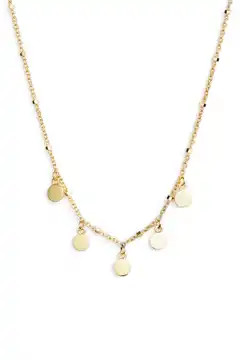 Mirror Charm Short Necklace | Nordstrom