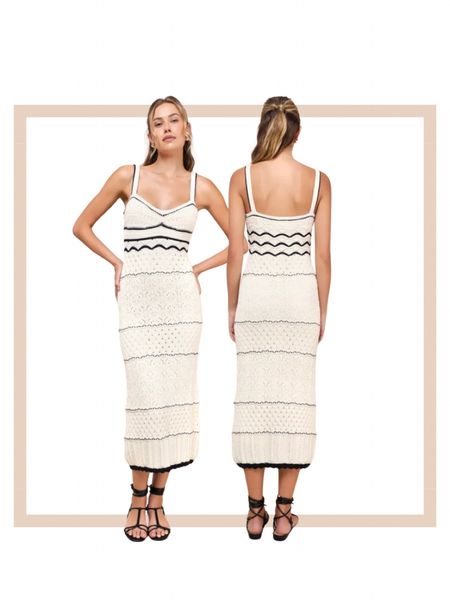 Ivory textured knit spring summer beach vacation resort midi dress

#LTKswim #LTKworkwear #LTKfindsunder100