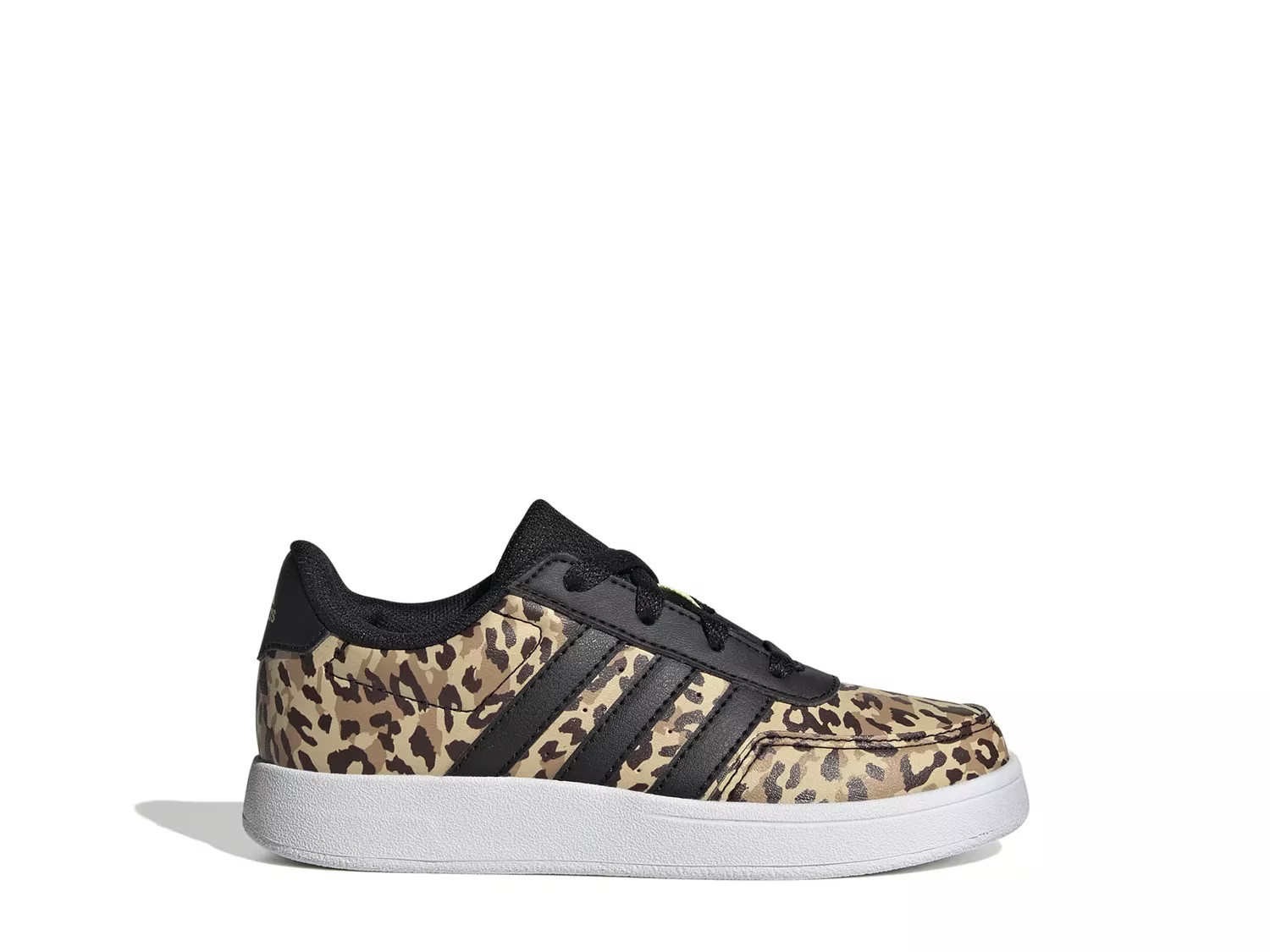 adidas Breaknet 2 Sneaker Kids' | Girl's | Brown Leopard Print | Size 12 Youth | Sneakers | Lace-Up | DSW