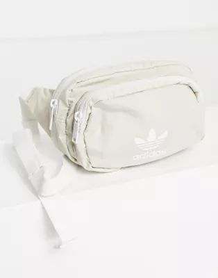 adidas Originals logo fanny pack in off-white | ASOS (Global)