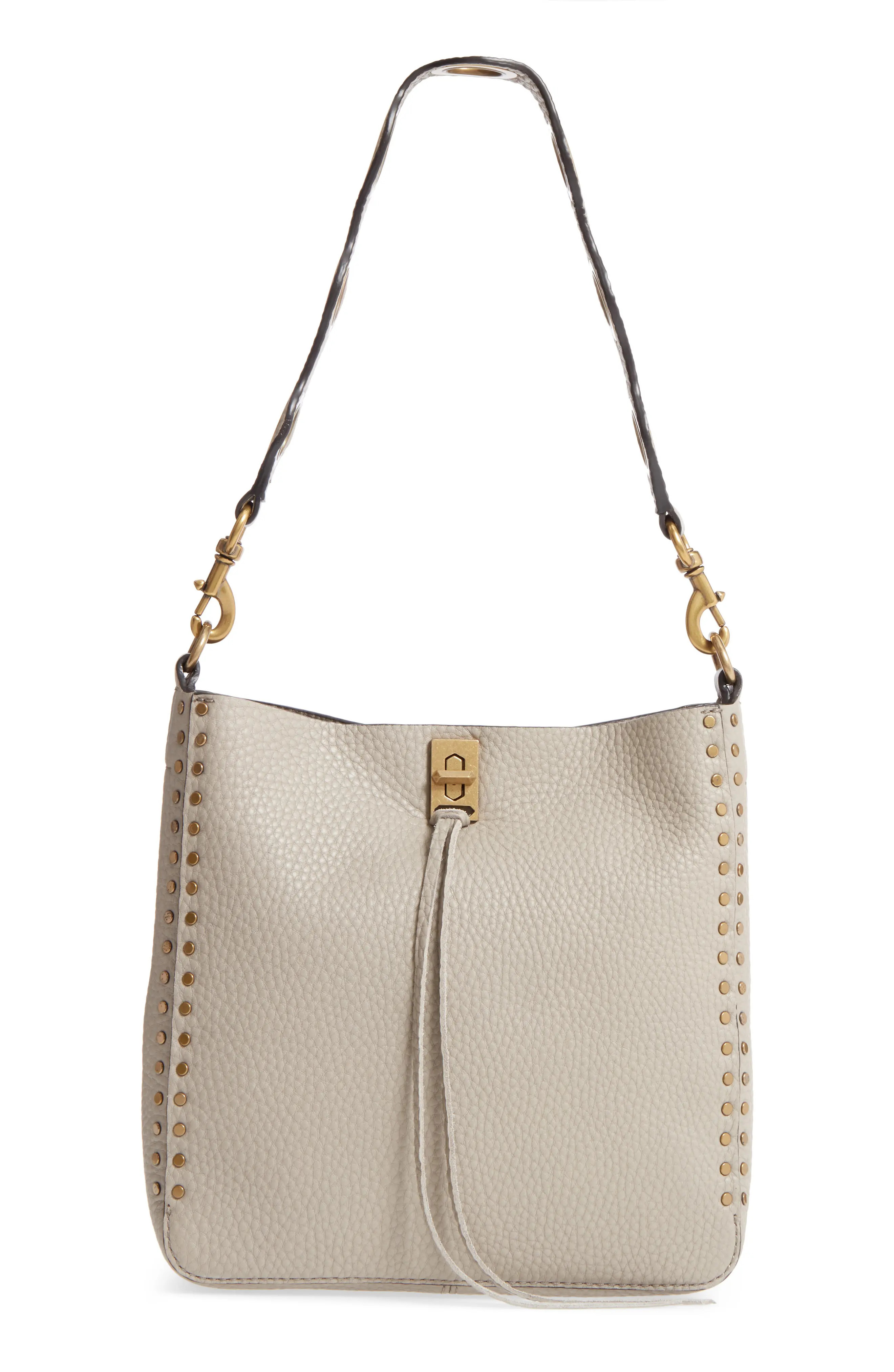 Small Darren Deerskin Leather Feed Bag | Nordstrom