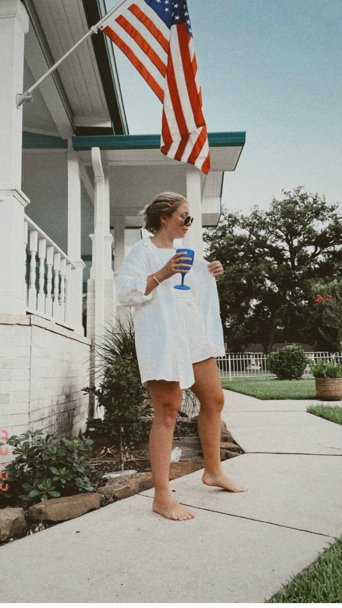 White on white linen shorts summer look 

#LTKTravel #LTKSummerEdit #LTKMidsize