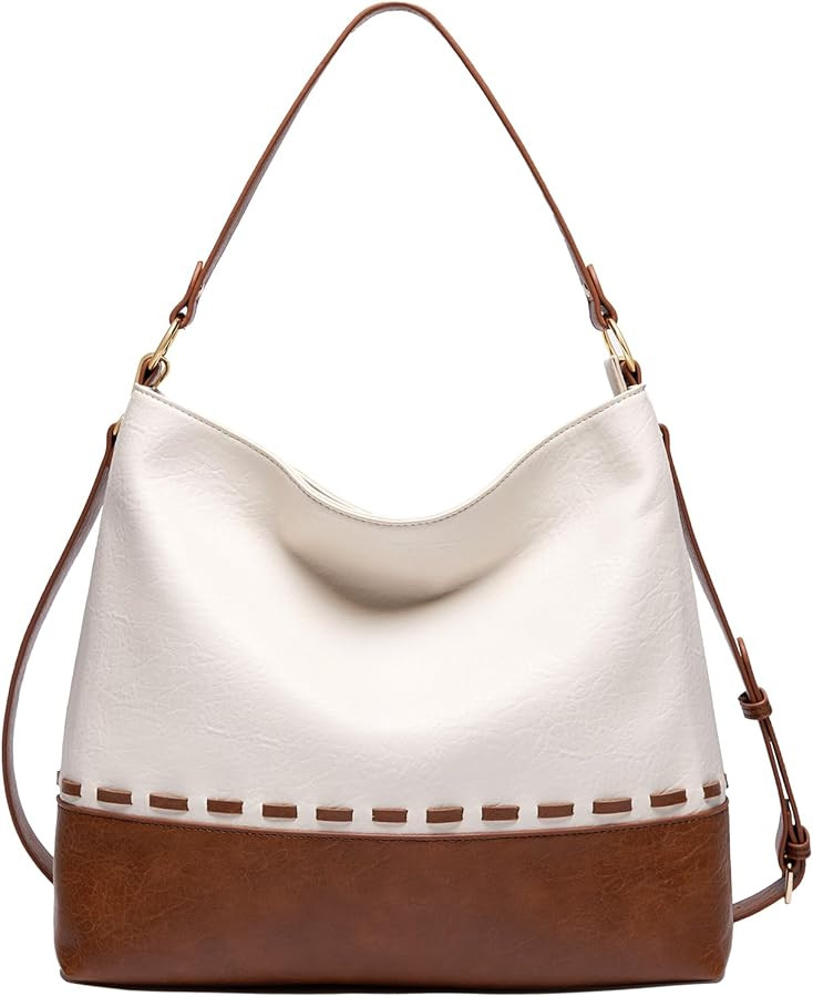 Marvolia Hobo Bags for Women Vegan Leather Shoulder Purses and Handbags Top Handle Handbags with ... | Amazon (US)