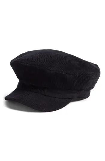 Women's Brixton Fiddler Corduroy Baker Boy Cap - | Nordstrom