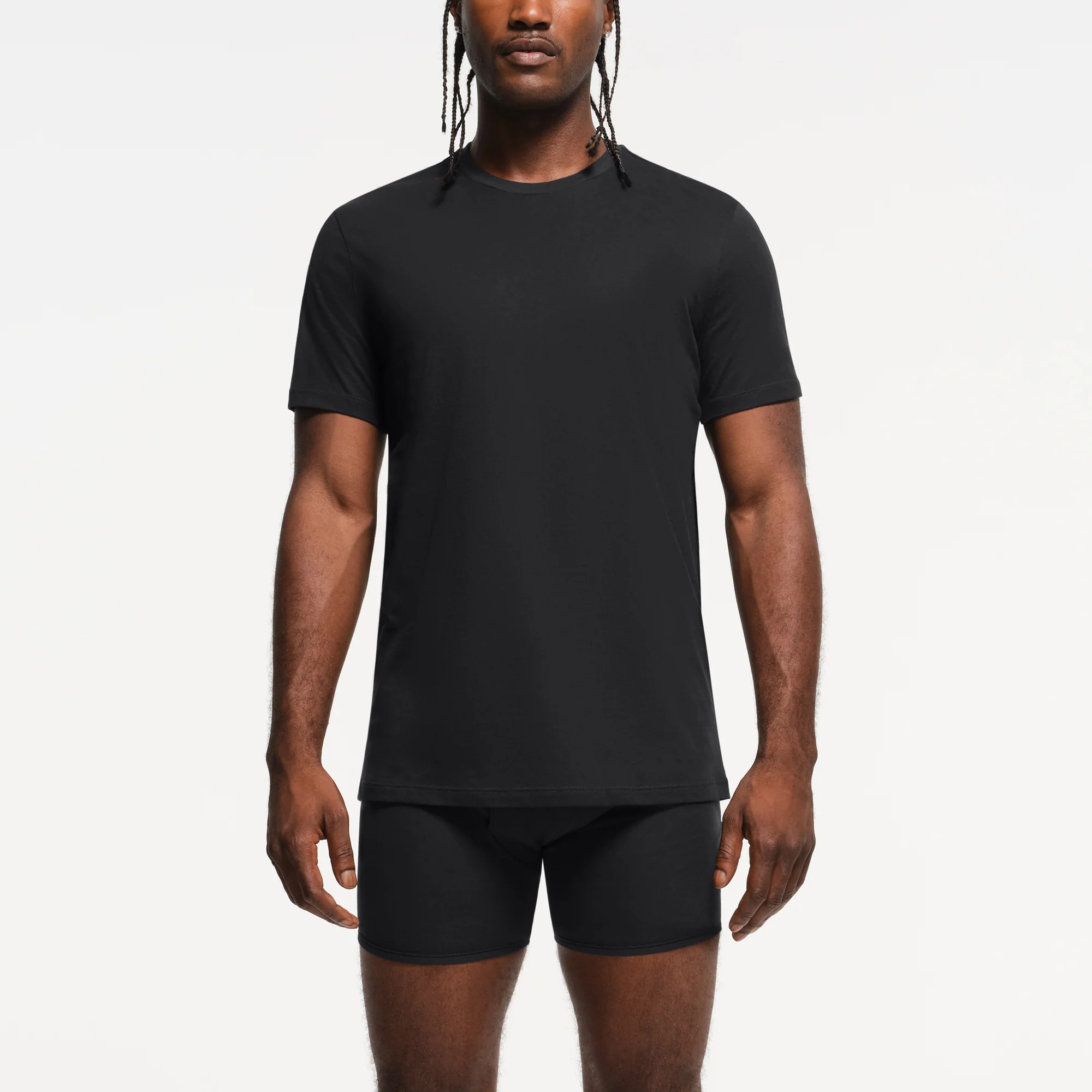 SKIMS Mens Lightweight T-Shirt 3-Pack | Black | Medium | SKIMS Basics | SKIMS (US)