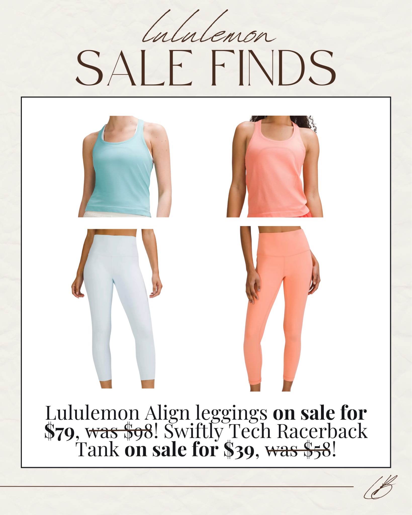 Lululemon Align and Swift Tech items up to 50% off! 

#LTKunder50 #LTKsalealert #LTKstyletip