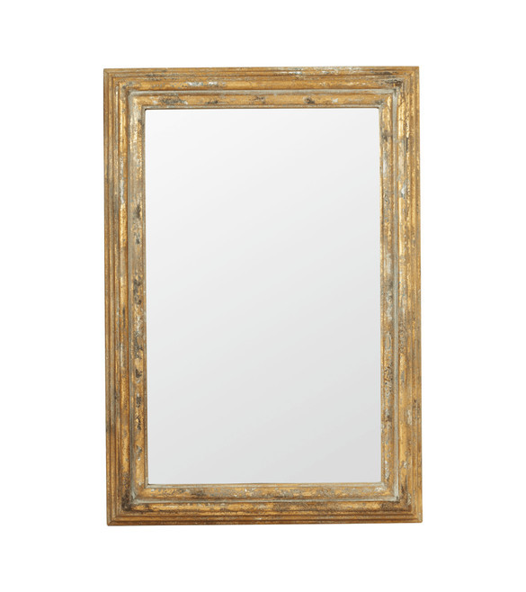 Chrysta Mirror - Distressed Gold | OKA US