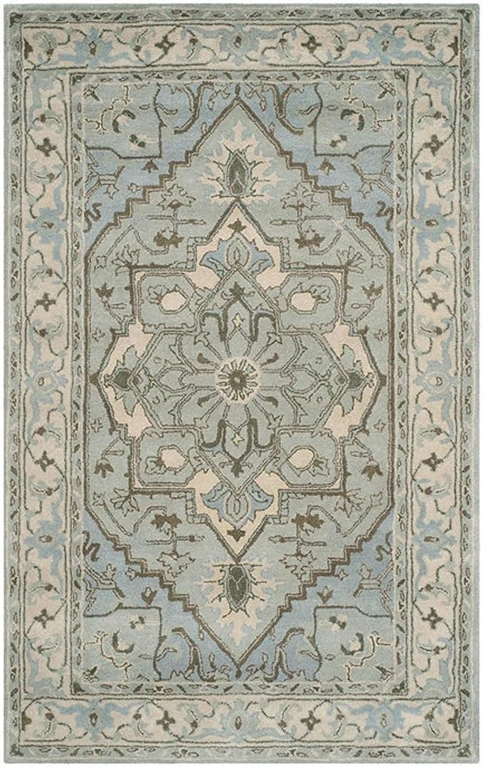Handmade Traditional Area Rug Wool Soft & Thick Perfect for Living Room Bedroom Kids Room Dining ... | Amazon (US)